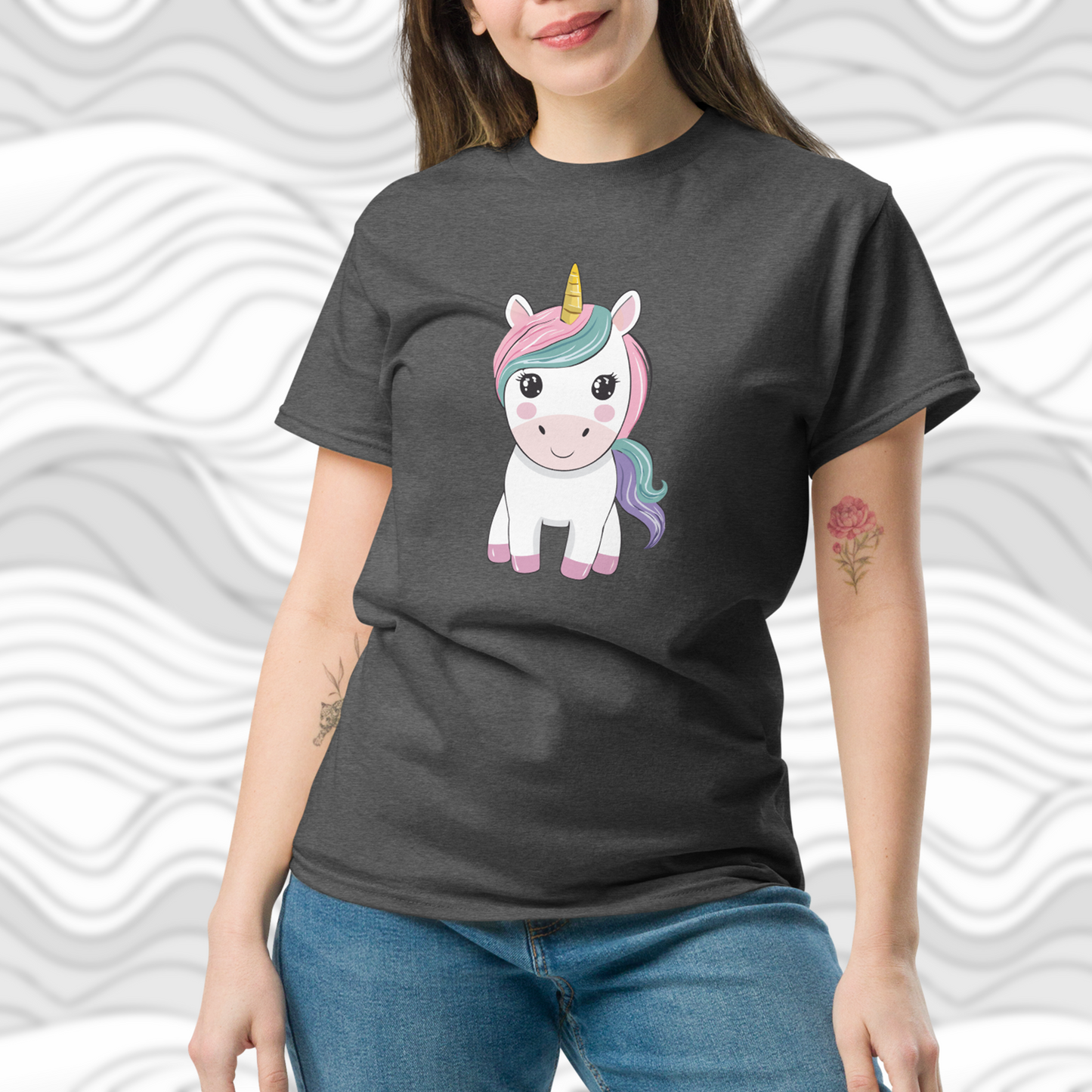 Cute Unicorn Women’s T-Shirt – Fun Gift for Unicorn Lovers