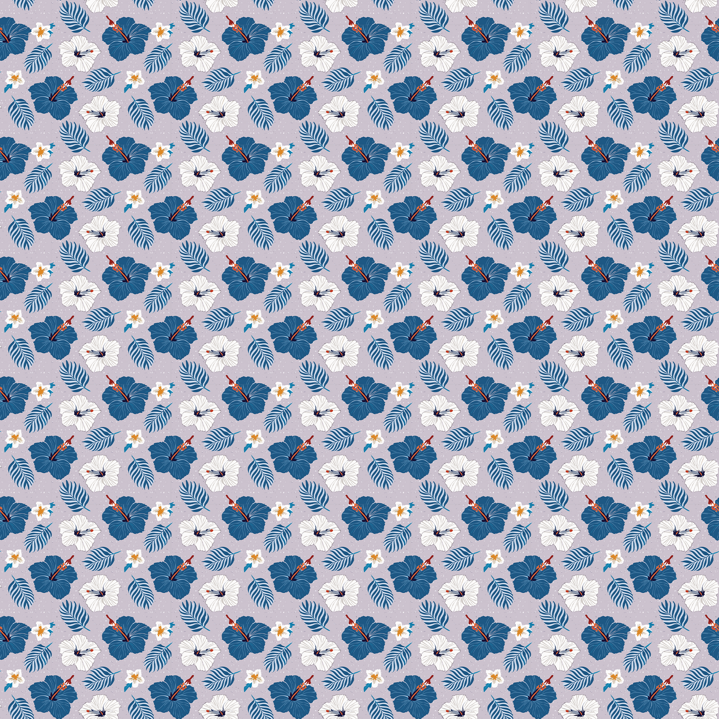 Aloha Haze Floral Midi Dress with Pockets