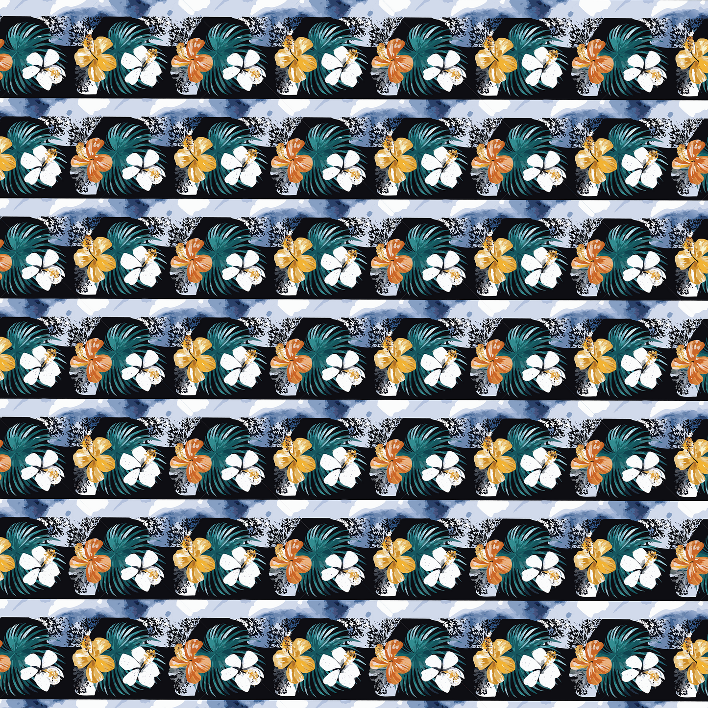 Floral Driftline Long Sleeve Midi Dress