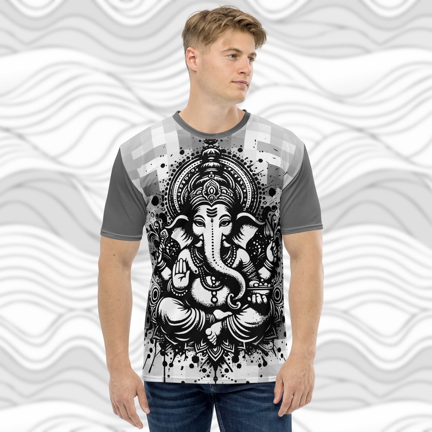 Lord Ganesha Unisex T-Shirt – Spiritual Hindu God Tee for Men & Women