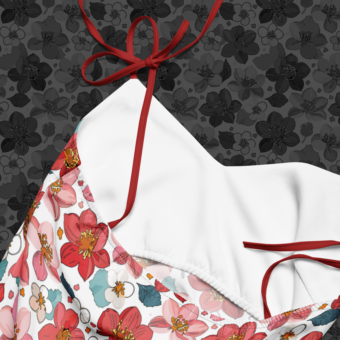 Roselle Mist Floral Midi Dress