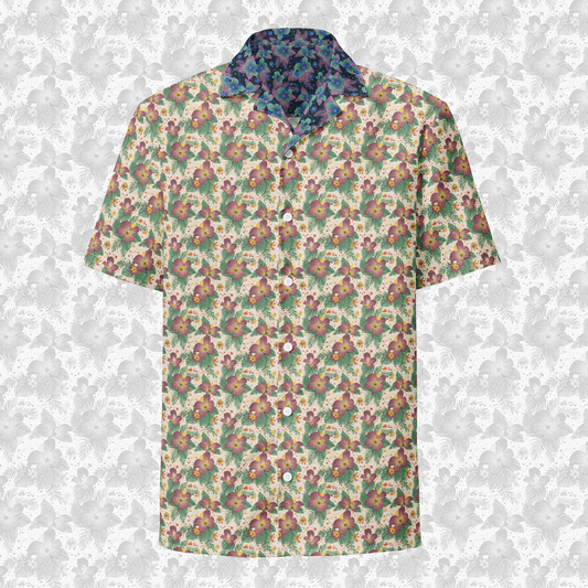 Tropical Afterglow Floral Button Up Shirt