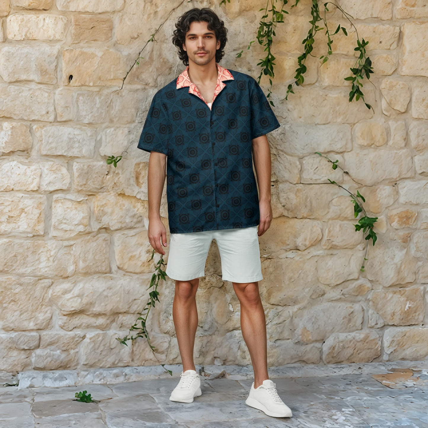 Orchid Grid Button Up Shirt