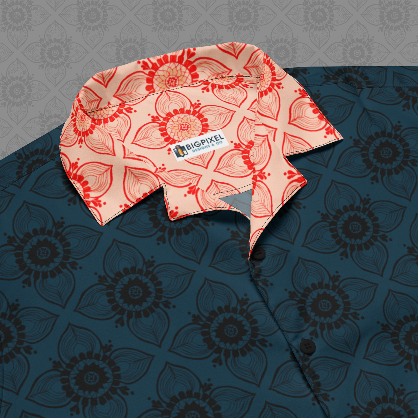 Orchid Grid Button Up Shirt