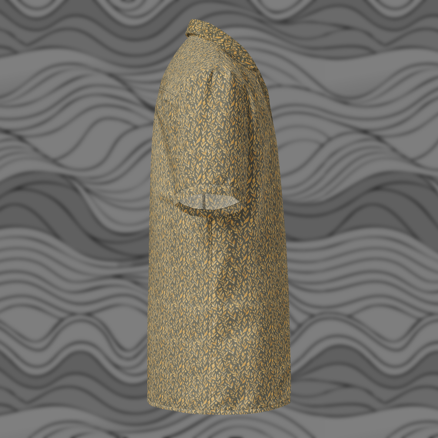 Desert Bloom Button-Up Shirt for Men