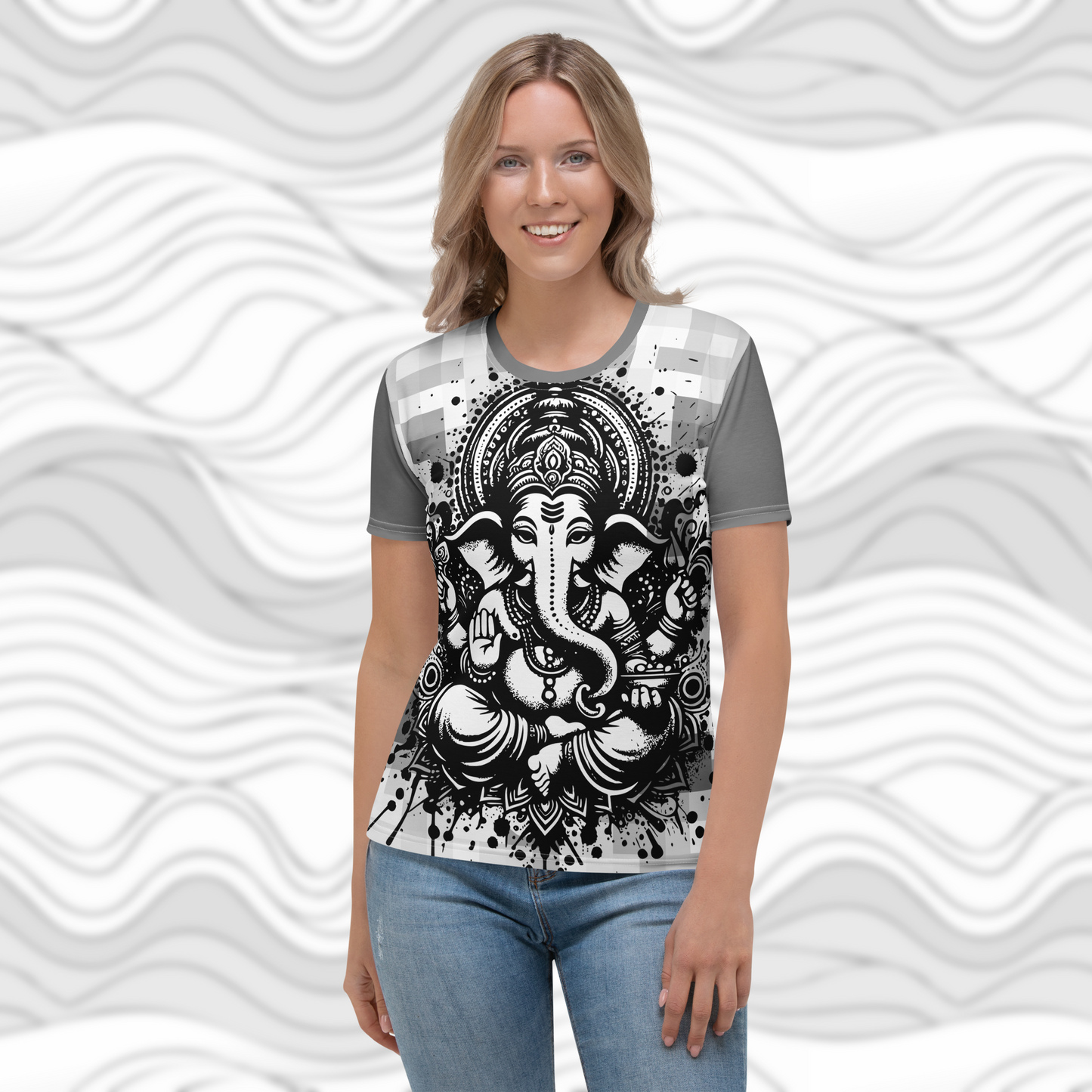 Lord Ganesha Unisex T-Shirt – Spiritual Hindu God Tee for Men & Women