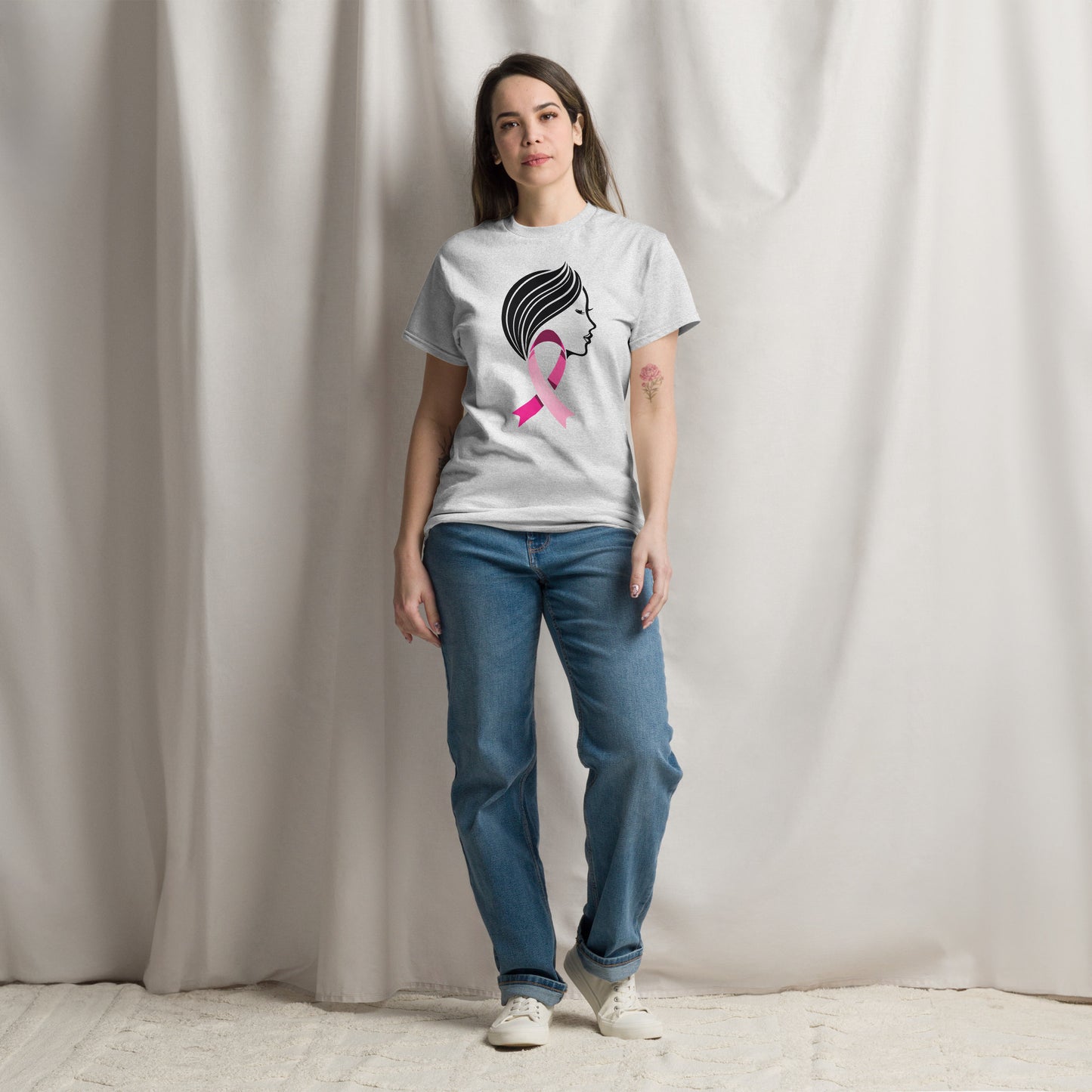 Breast Cancer Awareness Unisex T-Shirt – Strength, Hope & Courage