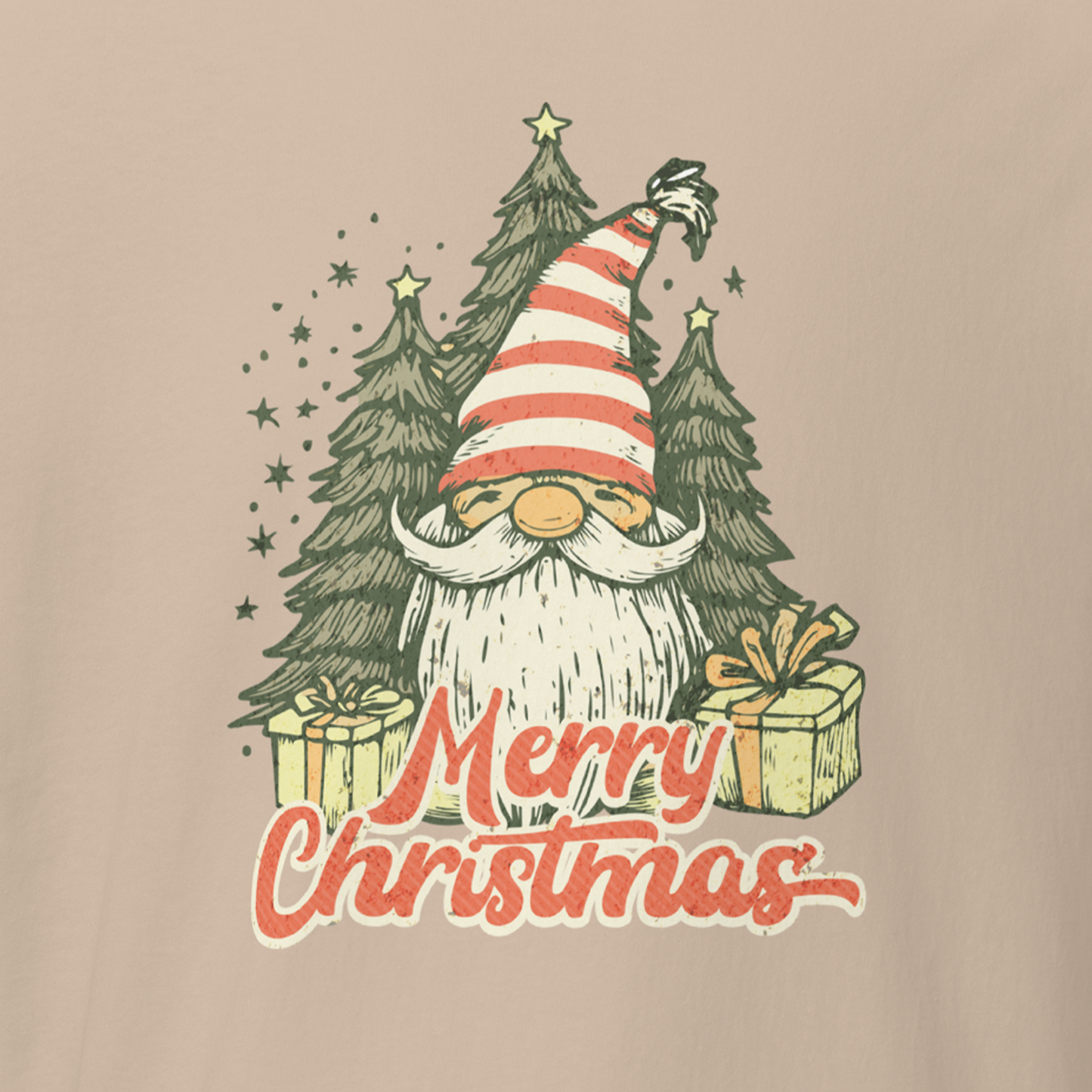 Christmas Gnome Unisex T-Shirt Fun Holiday Style for Men & Women