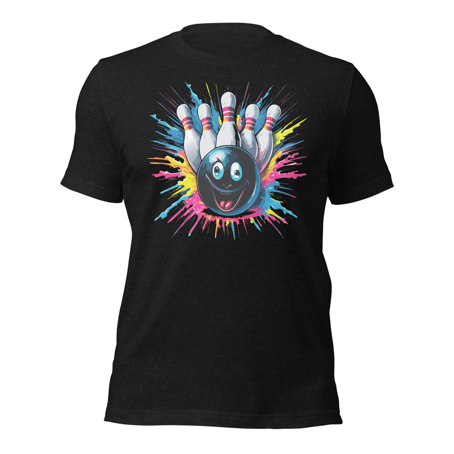 Splatter Strike Bowling Unisex t-shirt