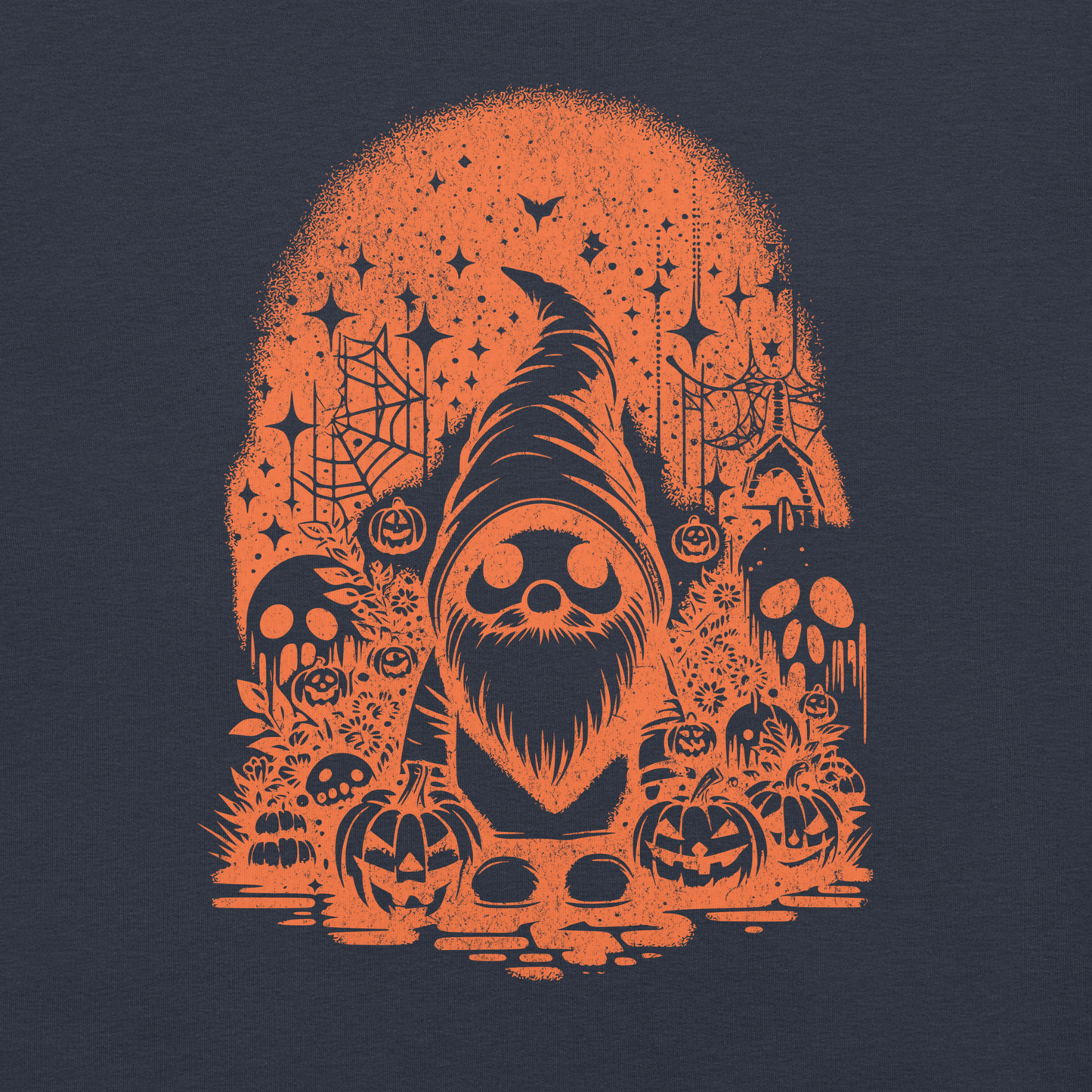 Haunted Gnome Halloween Unisex T-Shirt