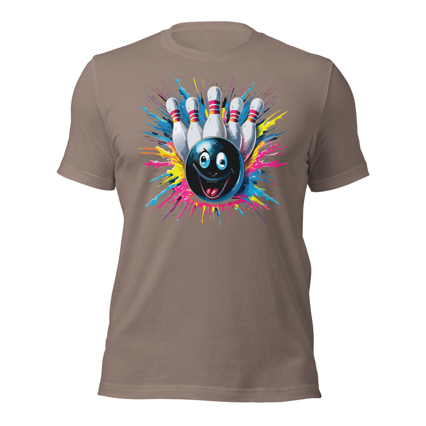 Splatter Strike Bowling Unisex t-shirt