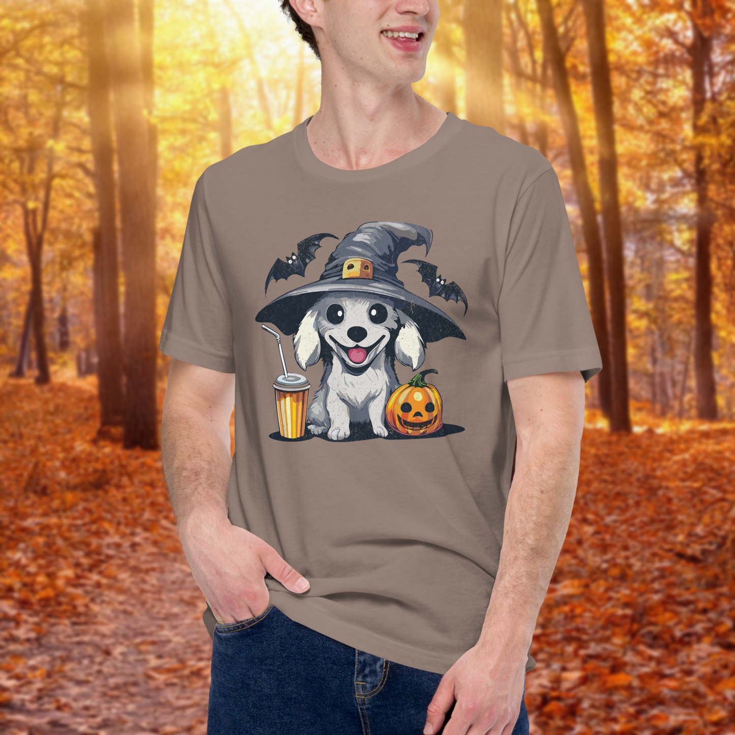 Pumpkin Pup Halloween Unisex t-shirt