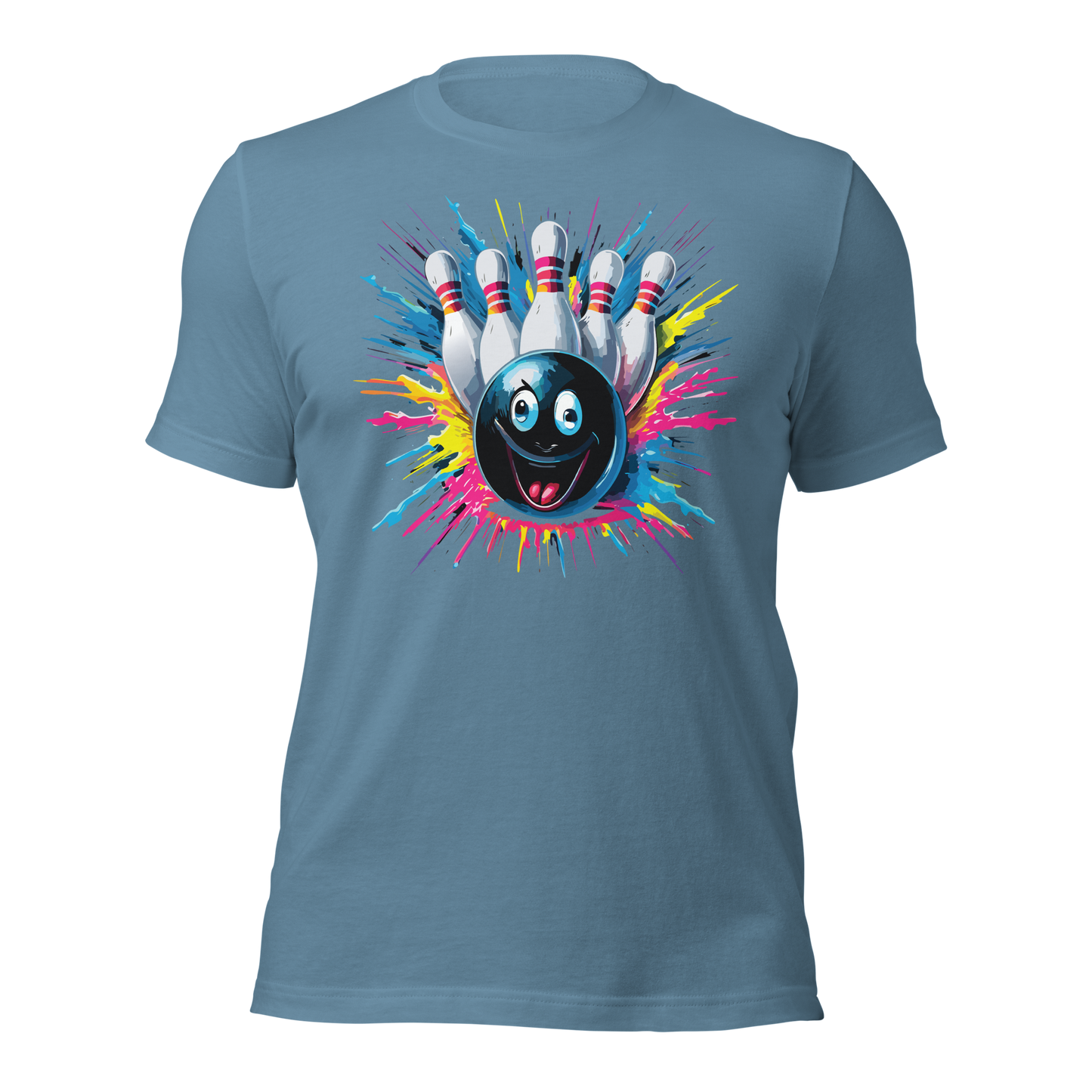 Splatter Strike Bowling Unisex t-shirt