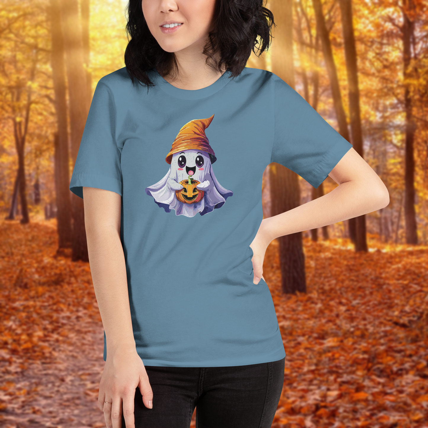 Spooky Sweet Ghost Unisex Halloween T-Shirt