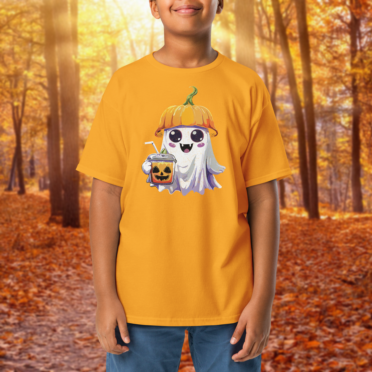 Spooky Sip Youth Halloween classic T-Shirt