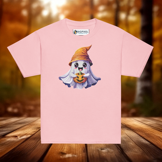Spooky Sweet Ghost Youth Halloween T-Shirt