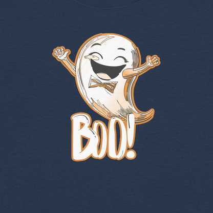 Cute Ghost “Boo!” Halloween T-Shirt for Youth