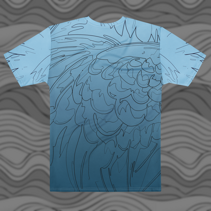 Royal Parrot King Men’s T-Shirt Bold Birdwatcher Gift