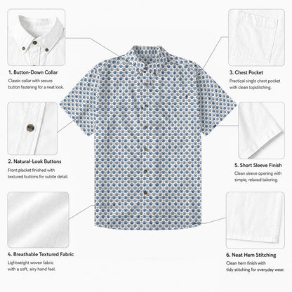 Lotus Harmony Button-Up Shirt