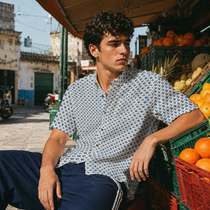 Lotus Harmony Button-Up Shirt