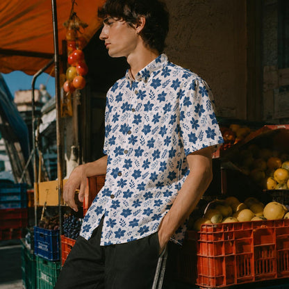 Scattered Florals Button-Up Shirt