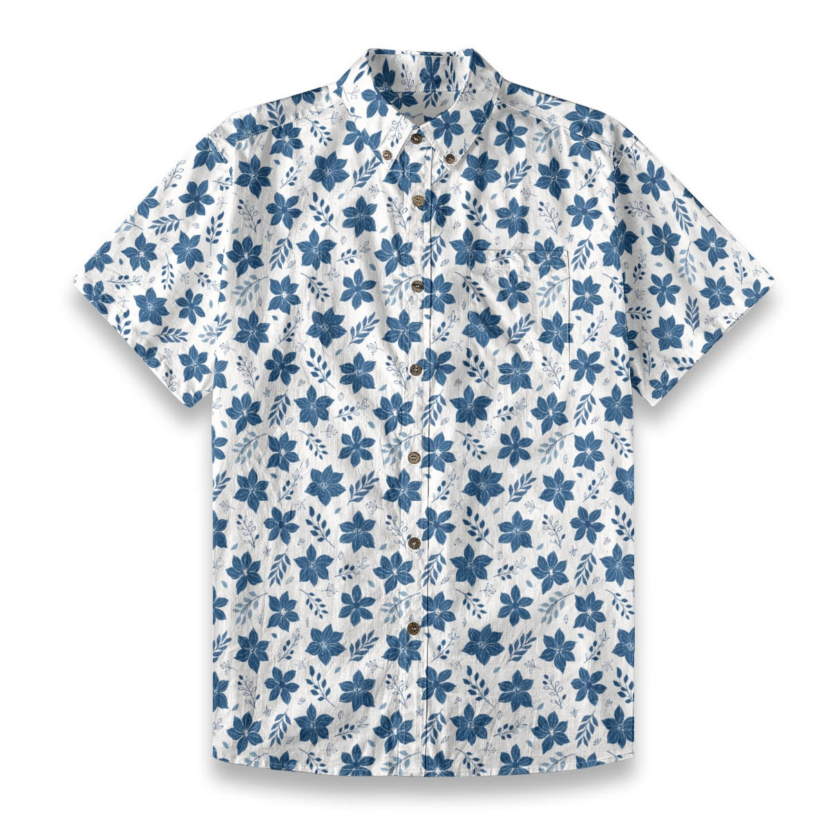 Scattered Florals Button-Up Shirt