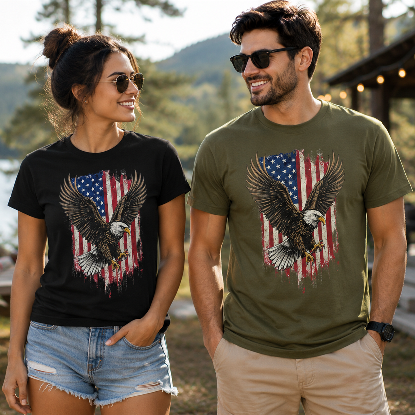 American Bald Eagle v5 Unisex T-Shirt