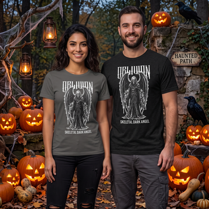 Oblivion Skeletal Dark Angel Unisex T-Shirt