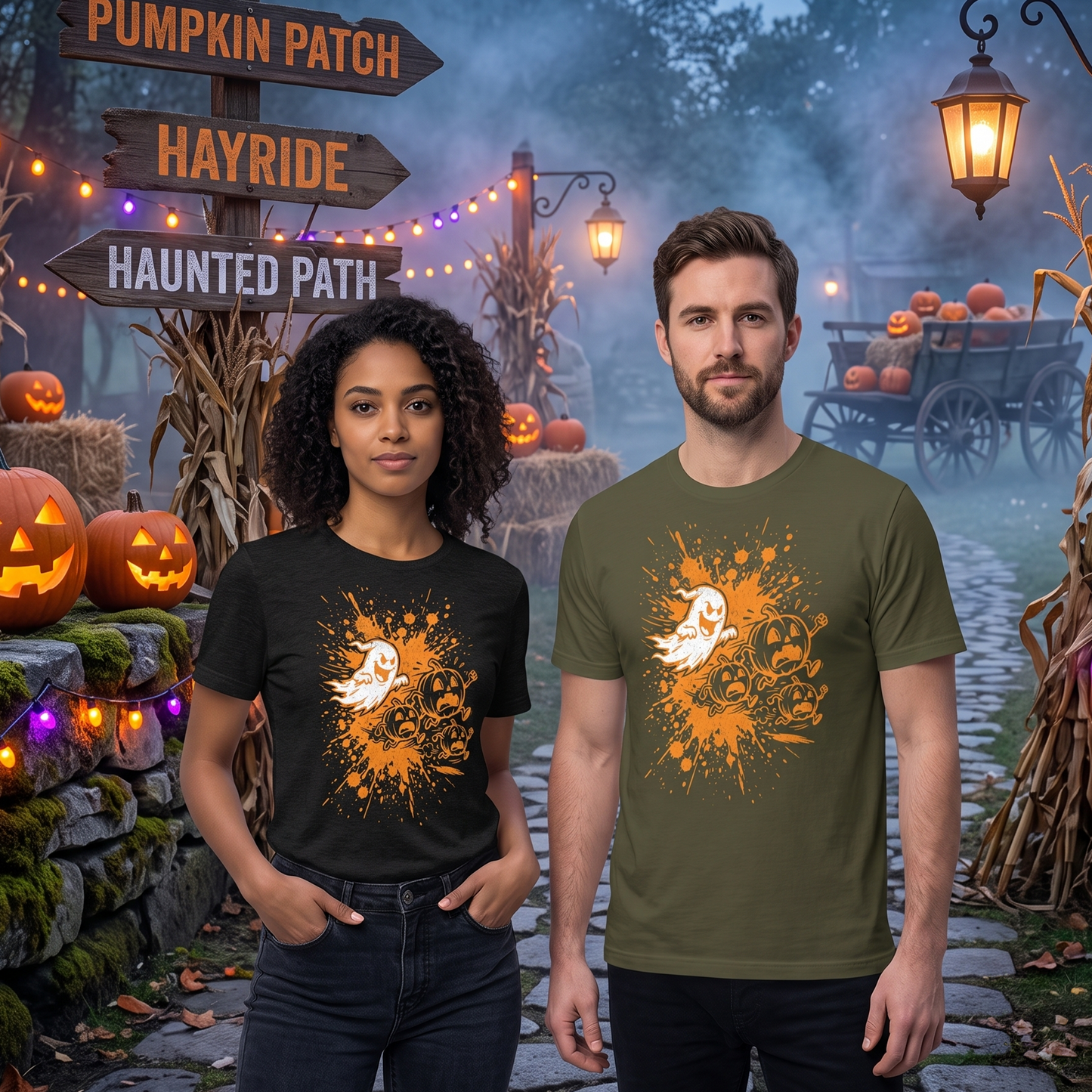 Pumpkin Chase Unisex T-Shirt