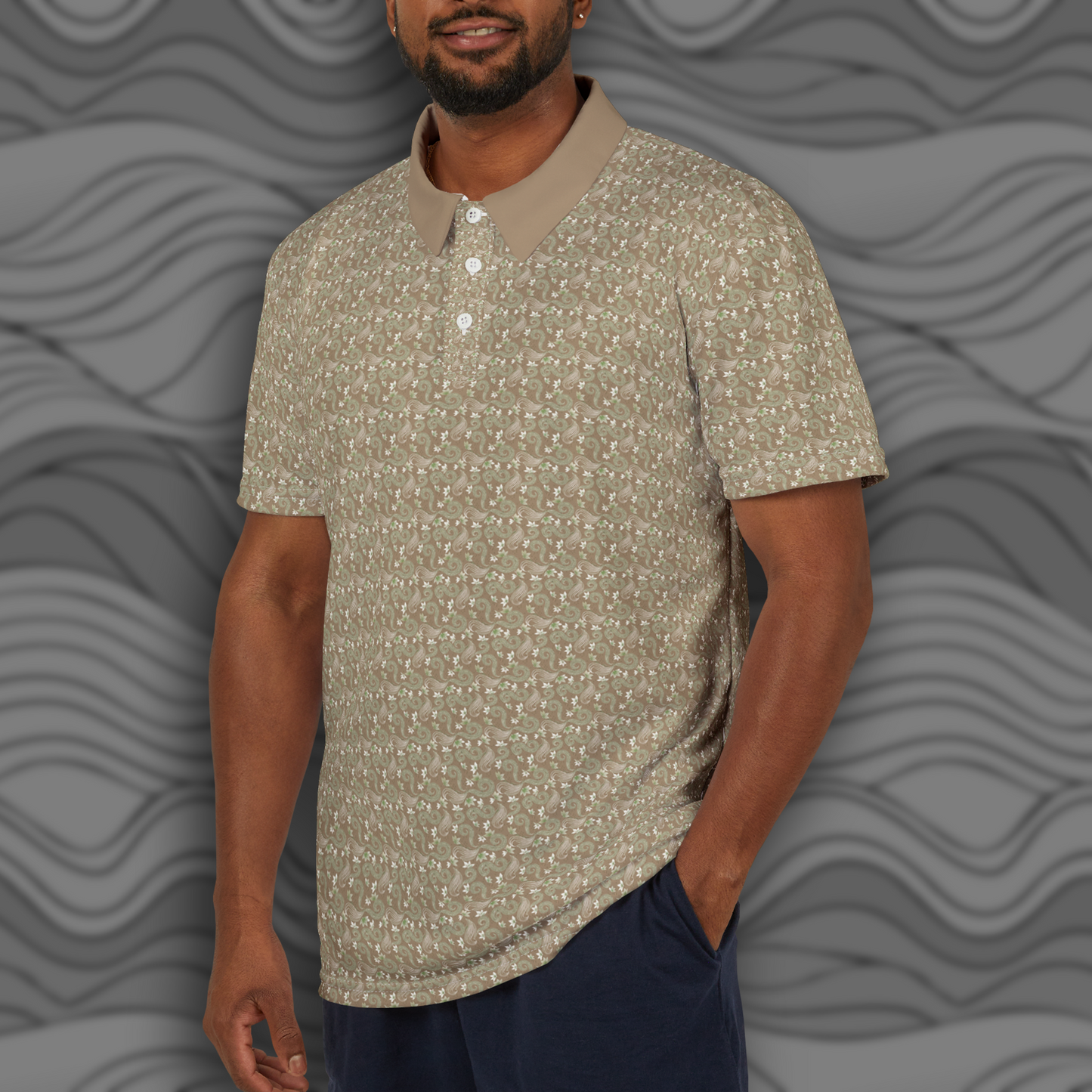 Lily Drift Vintage Unisex Polo Shirt