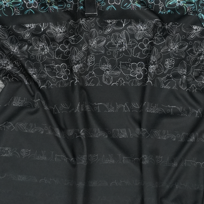 Midnight Floral Glow Unisex Polo Shirt