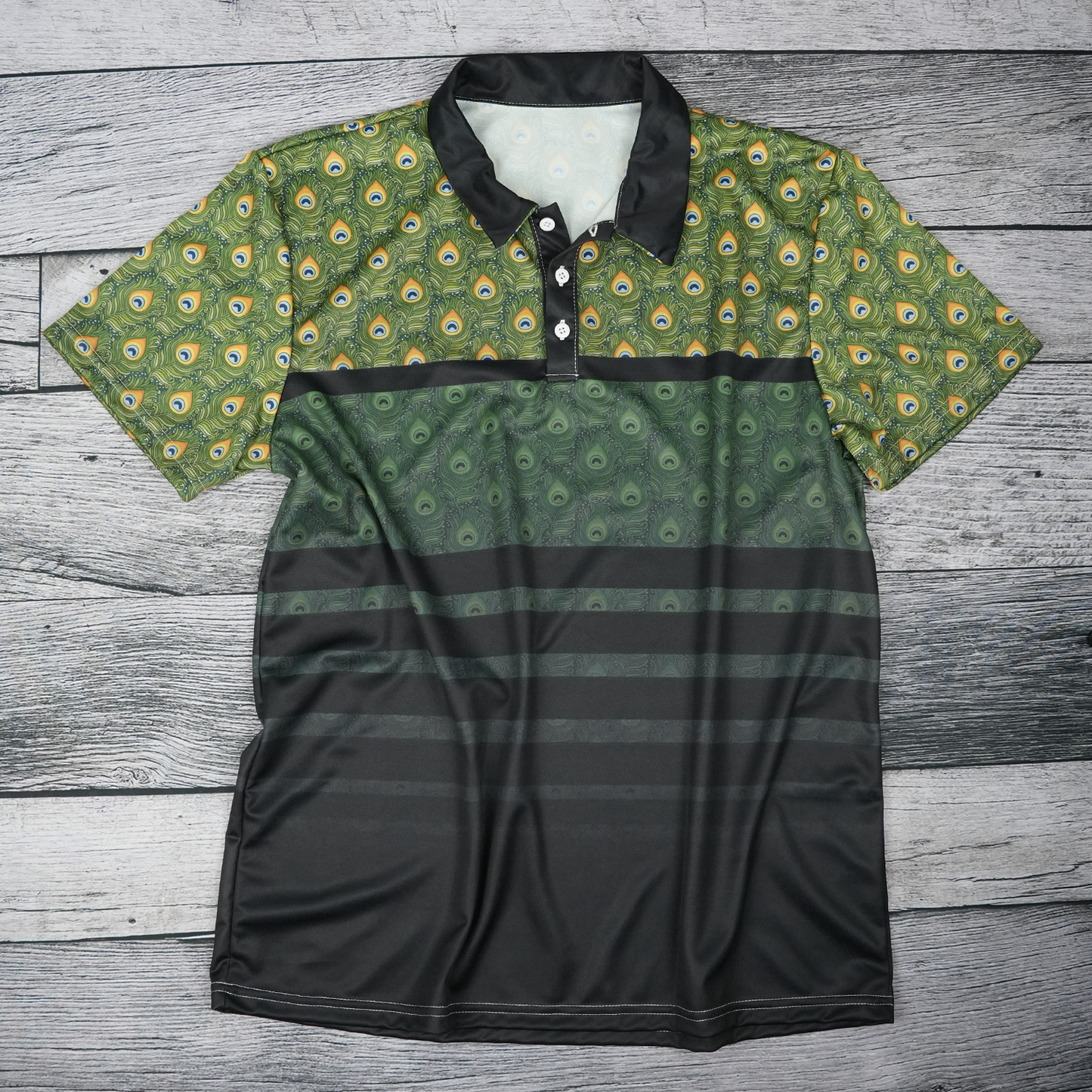Peacock Reverie Unisex Polo Shirt
