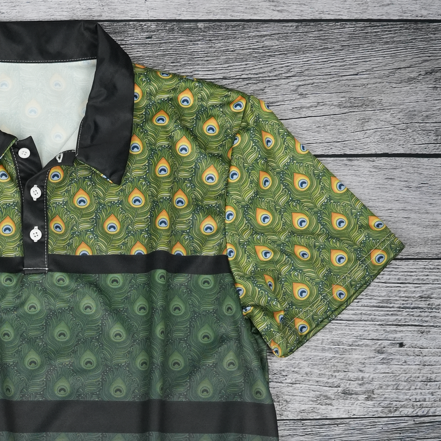 Peacock Reverie Unisex Polo Shirt
