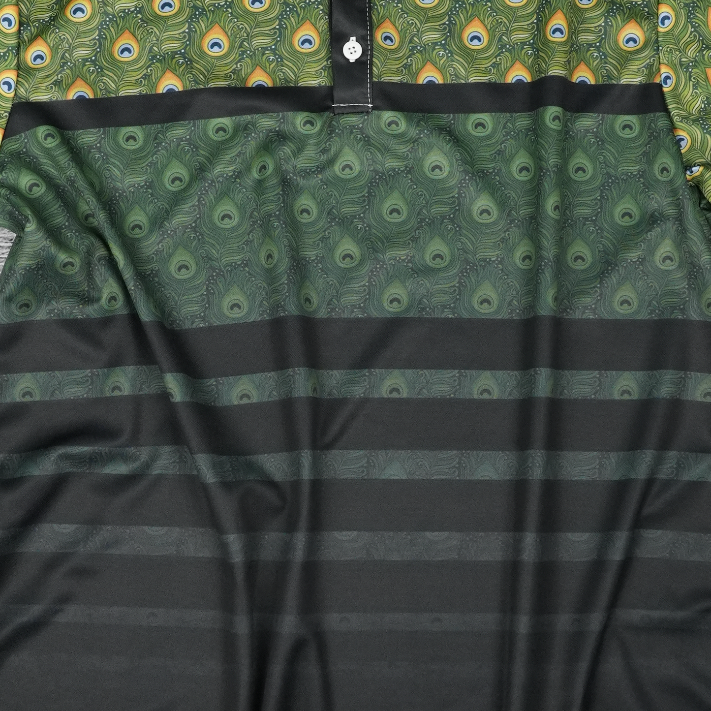 Peacock Reverie Unisex Polo Shirt