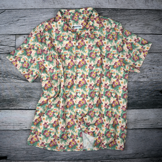 Velvet Tropics Button Up Shirt