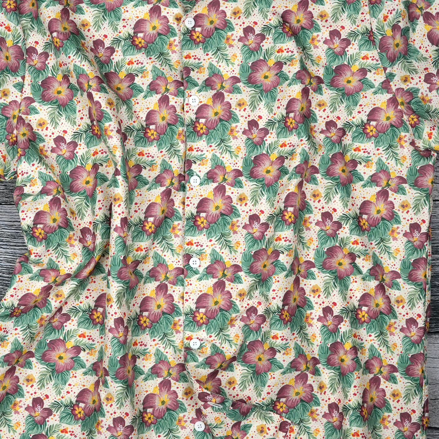 Velvet Tropics Button Up Shirt