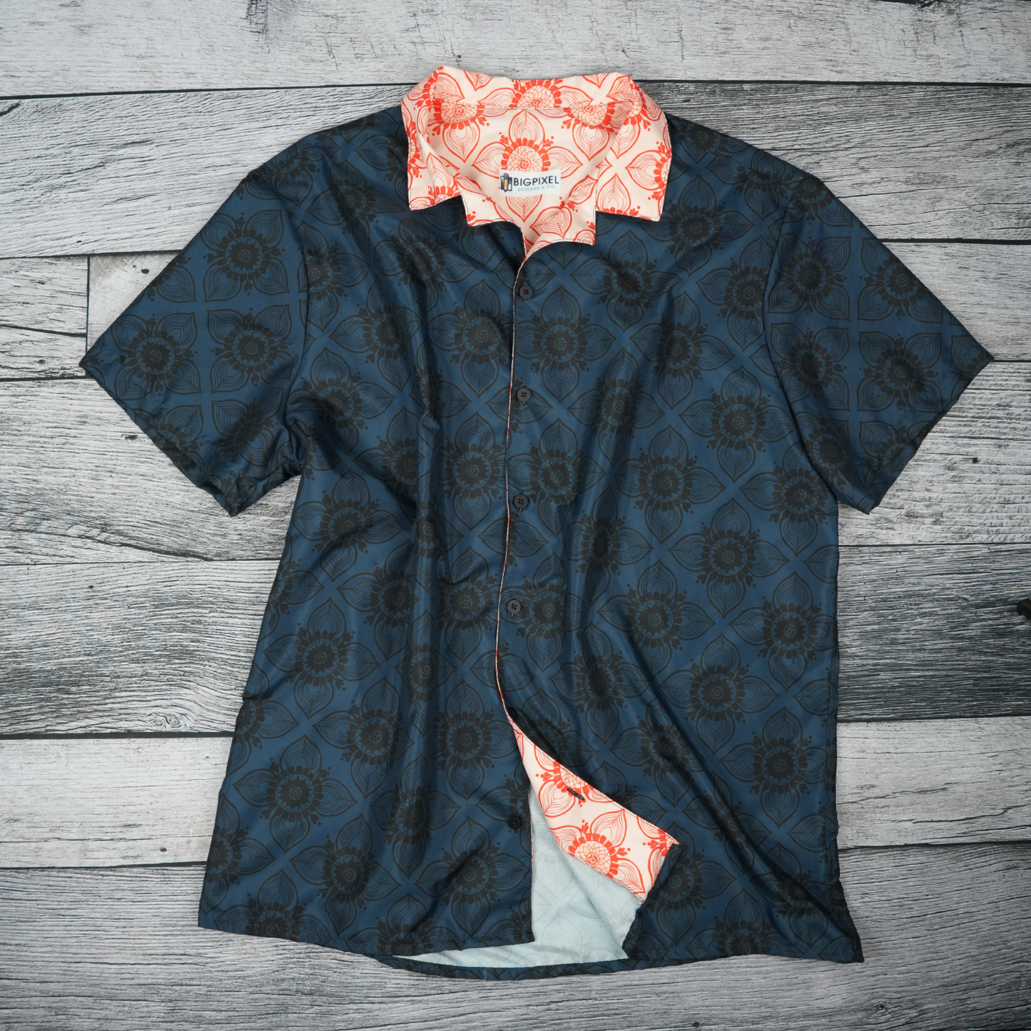 Orchid Grid Button Up Shirt