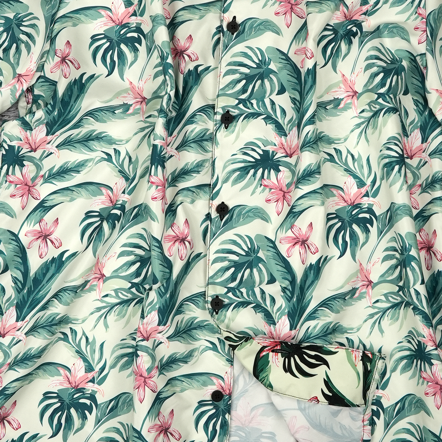 Island Bloom Floral Button Up Shirt