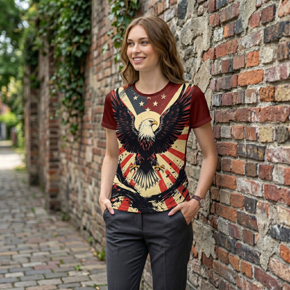 American Bald Eagle v6 Women’s T-Shirt
