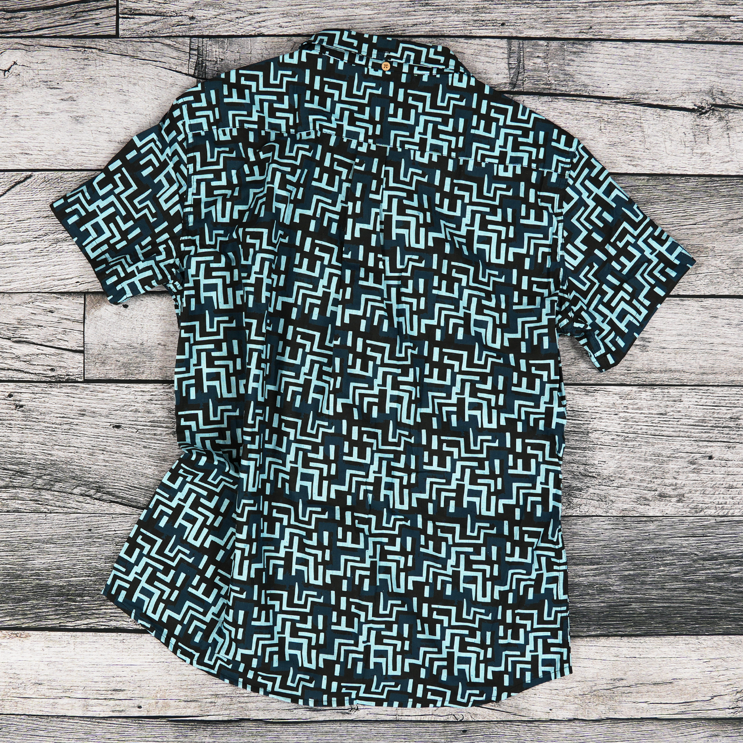 Ancient Maze Button-Up Shirt