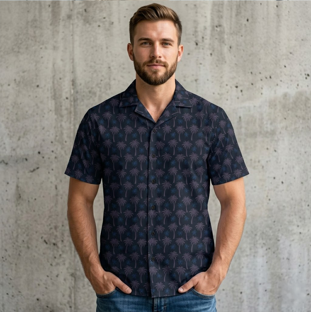 Havana Palm Button Up Shirt