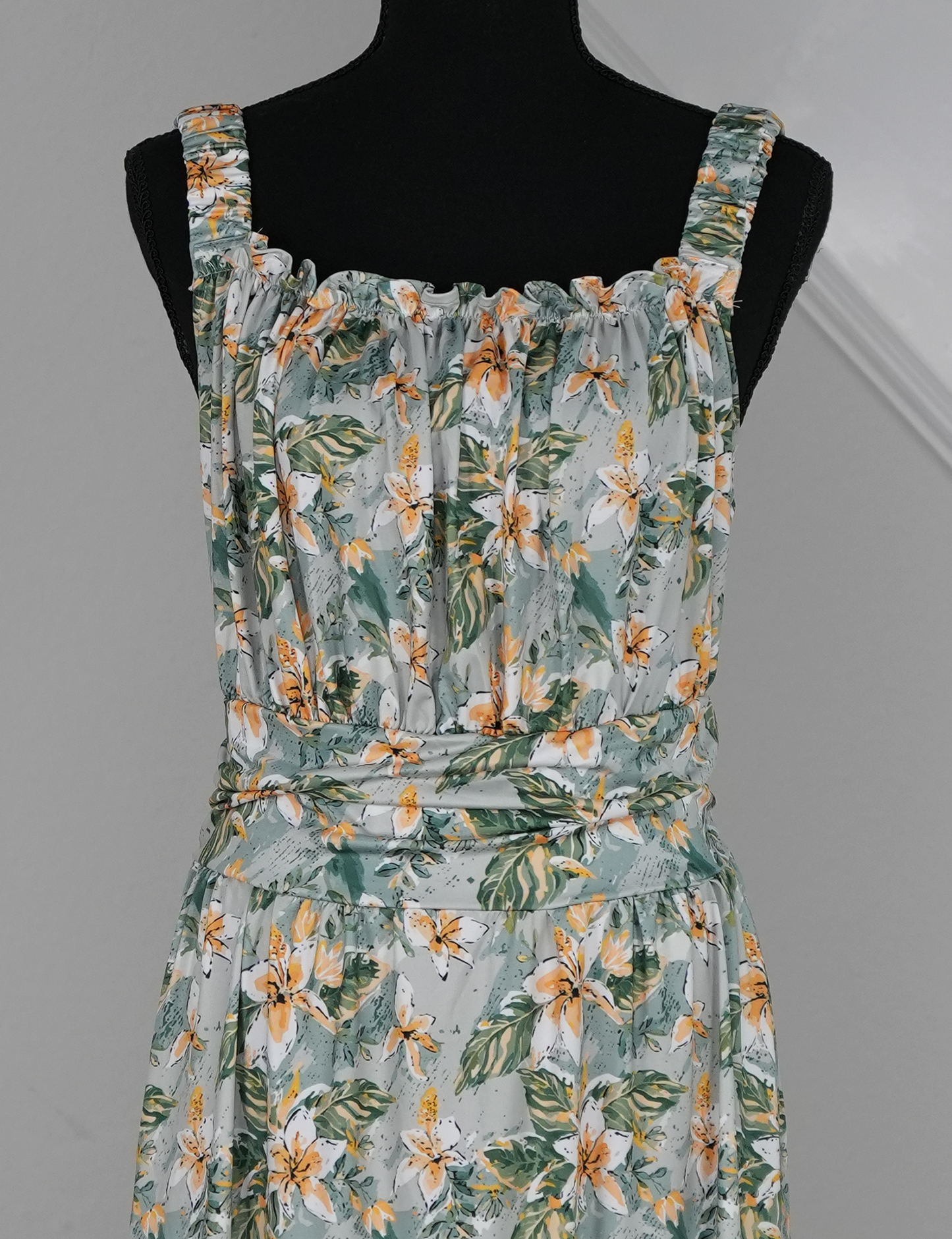Lily Drift Ruffle Hem Dress