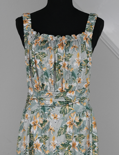 Lily Drift Ruffle Hem Dress