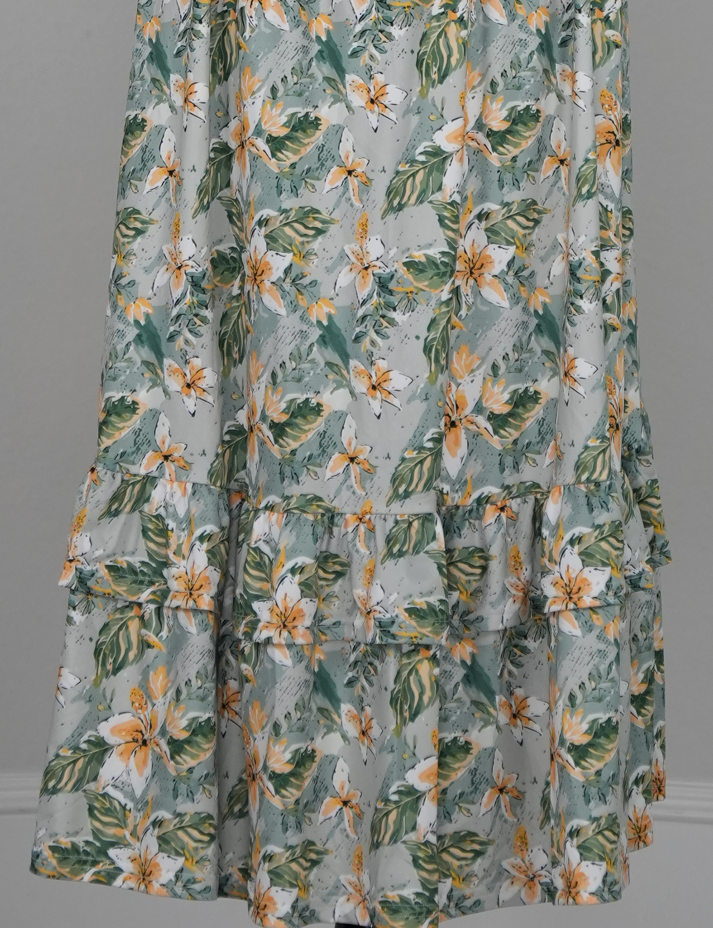Lily Drift Ruffle Hem Dress
