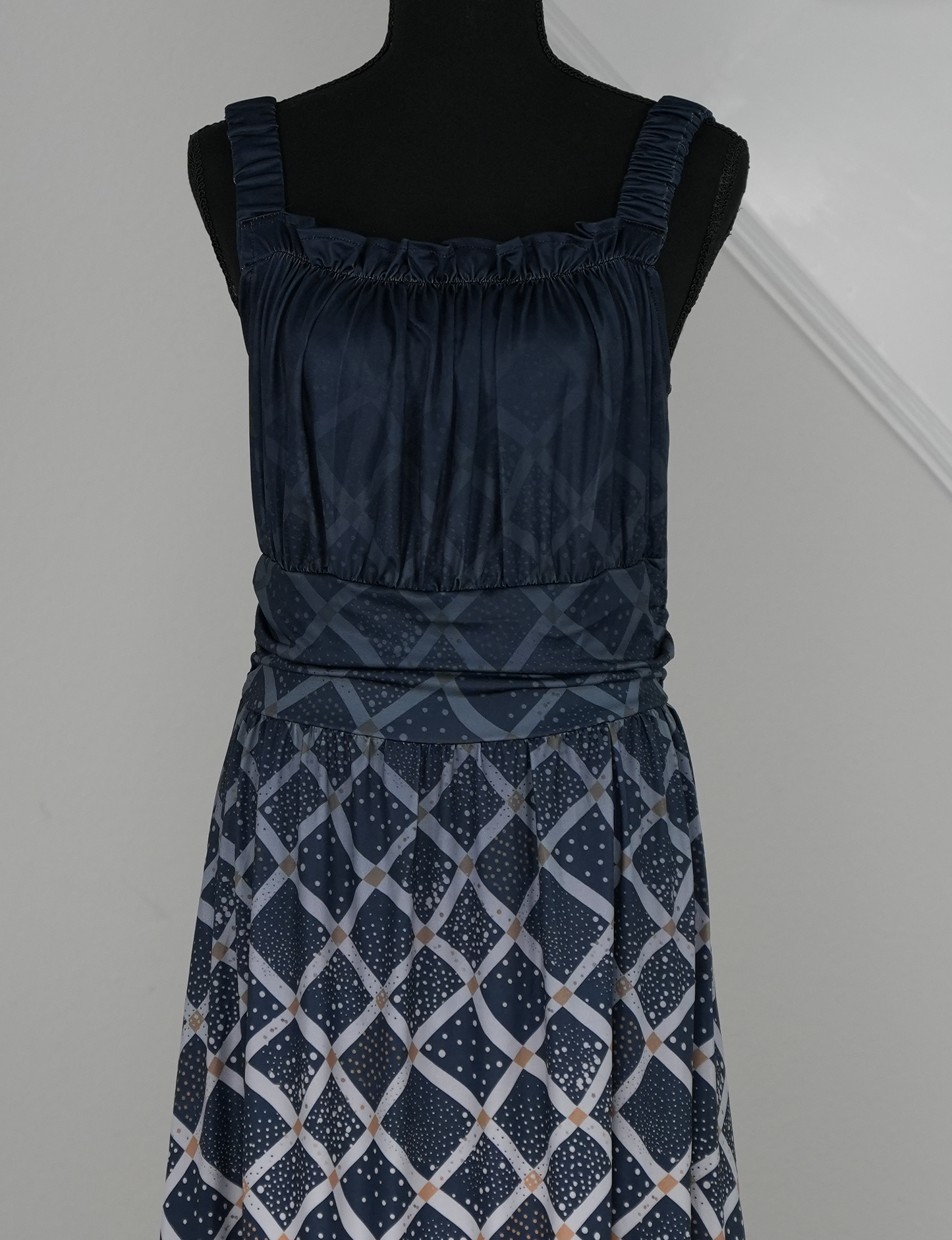 Loose Weave Ruffle Hem Dress