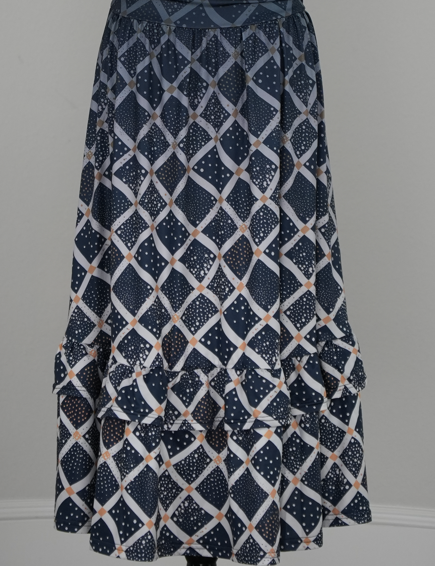 Loose Weave Ruffle Hem Dress