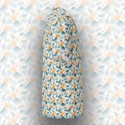 Lush Hibiscus Button Up Shirt