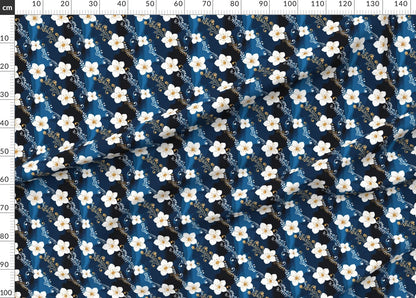 Midnight Blossom Fabric Meter