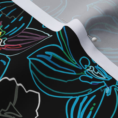 Midnight Floral Glow Fabric