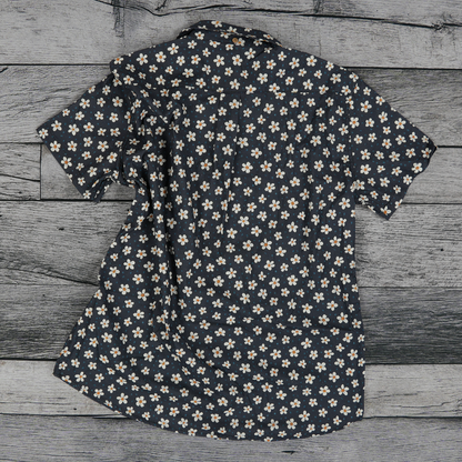 Midnight Sakura Button-Up Shirt